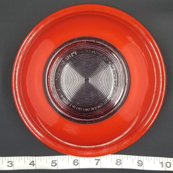 PYREX 322 1L Red Mixing Bowl Clear Bottom Vintage 1980s [ 1st of 2 ] - Picture 9 of 10